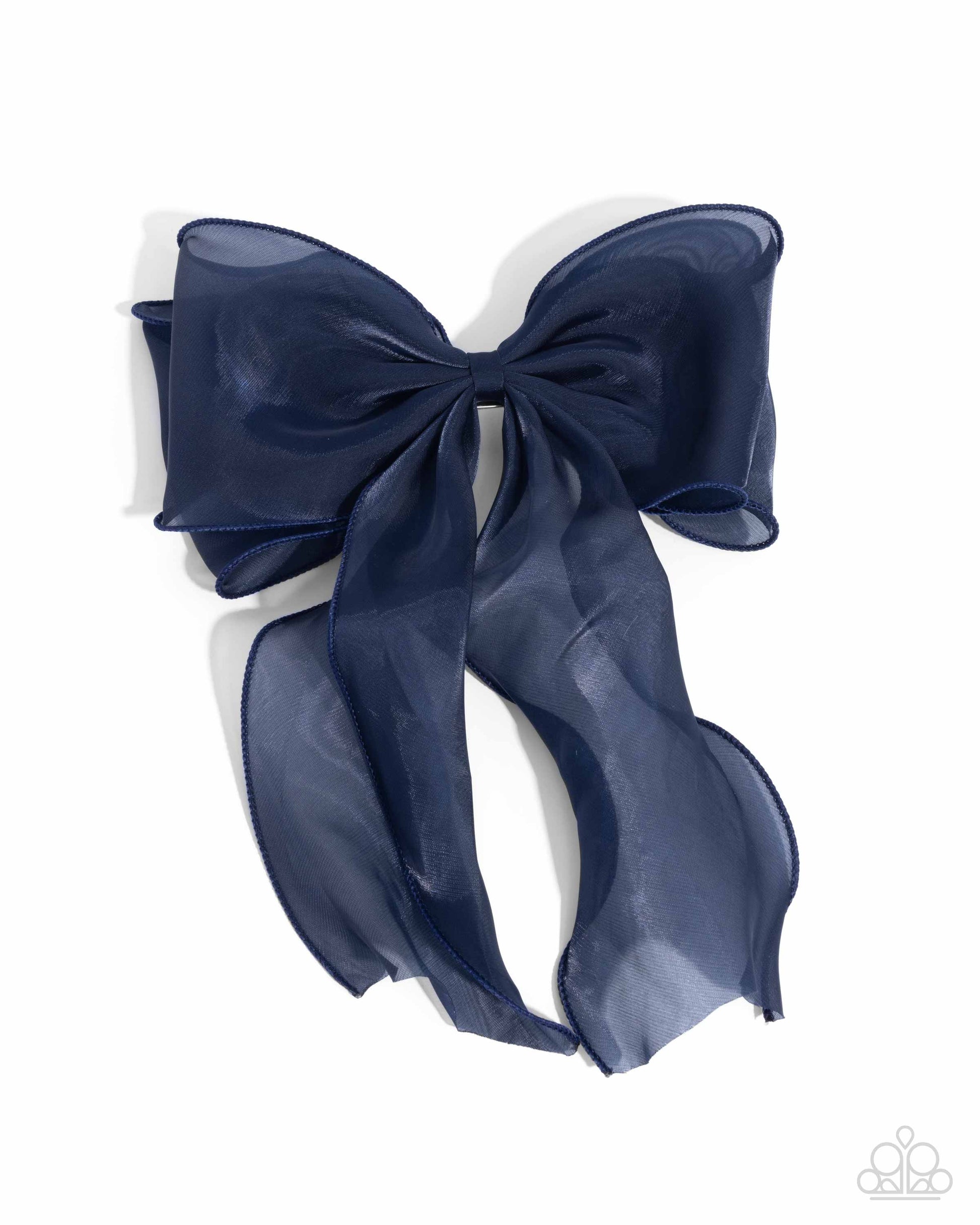 Streamlined Serenade Blue Hair Bow - Jewelry by Bretta