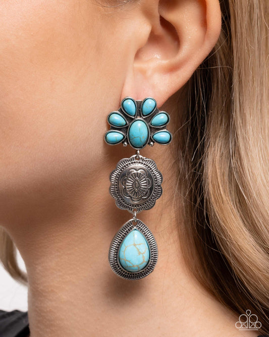 Handcrafted Haul Blue Earrings - Jewelry by Bretta