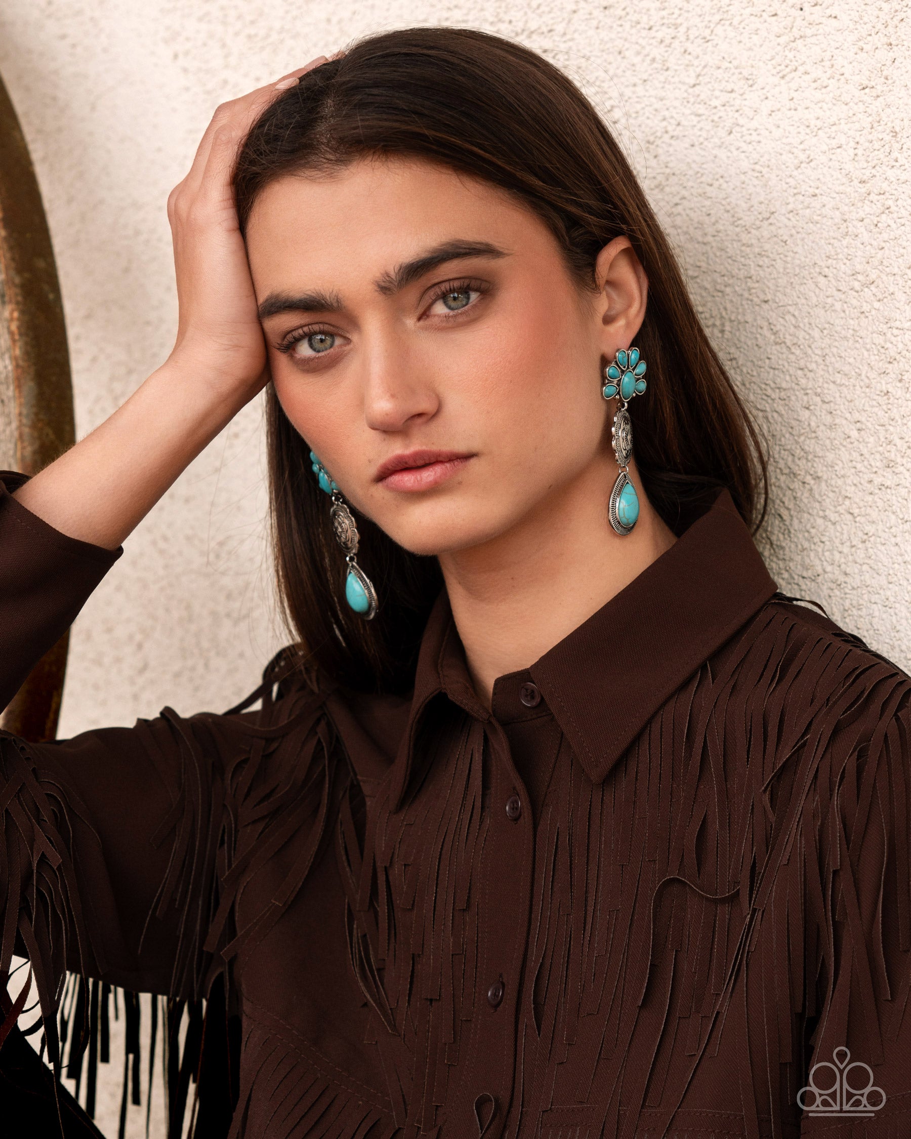 Handcrafted Haul Blue Earrings - Jewelry by Bretta