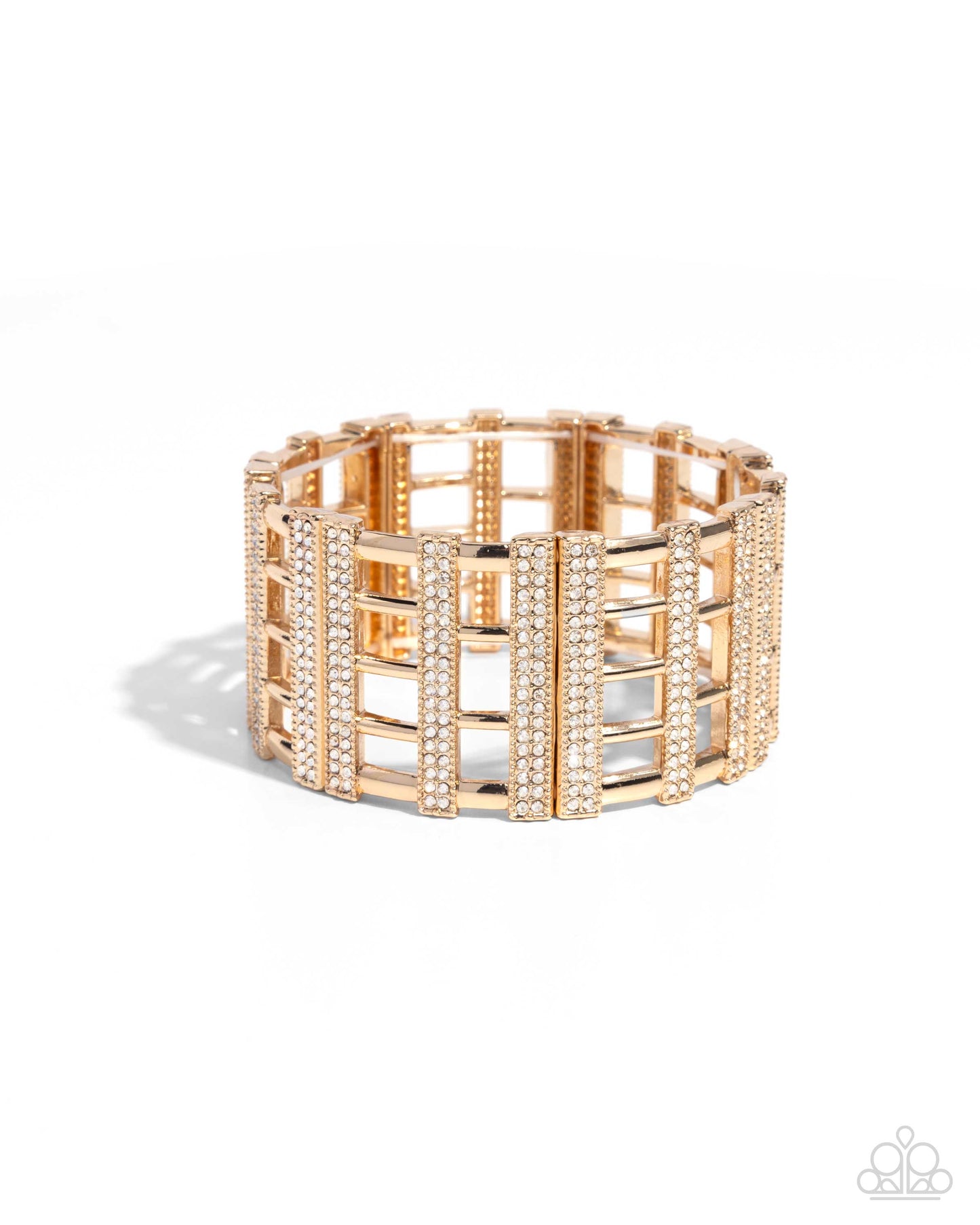 Vertical Vanity Gold Bracelet - Jewelry by Bretta