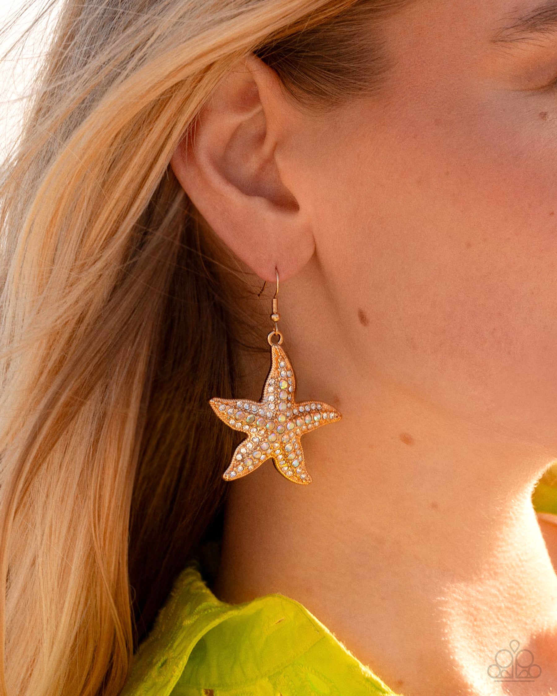 Starfish Spectacle Gold Earrings - Jewelry by Bretta
