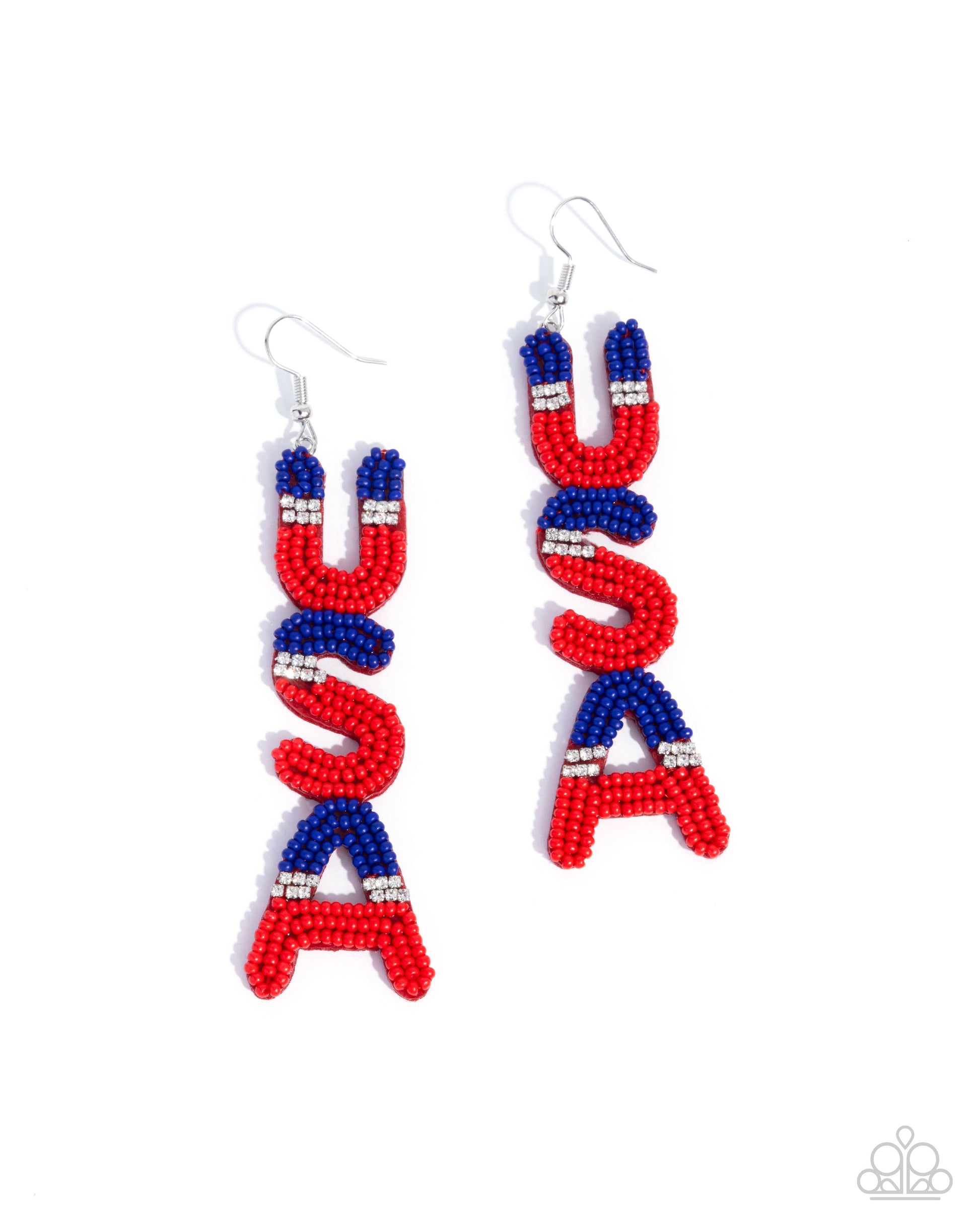 Pampered Patriot Multi Earrings - Jewelry by Bretta