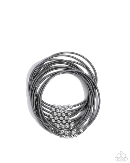 Mechanic Mural Black Bracelets - Jewelry by Bretta