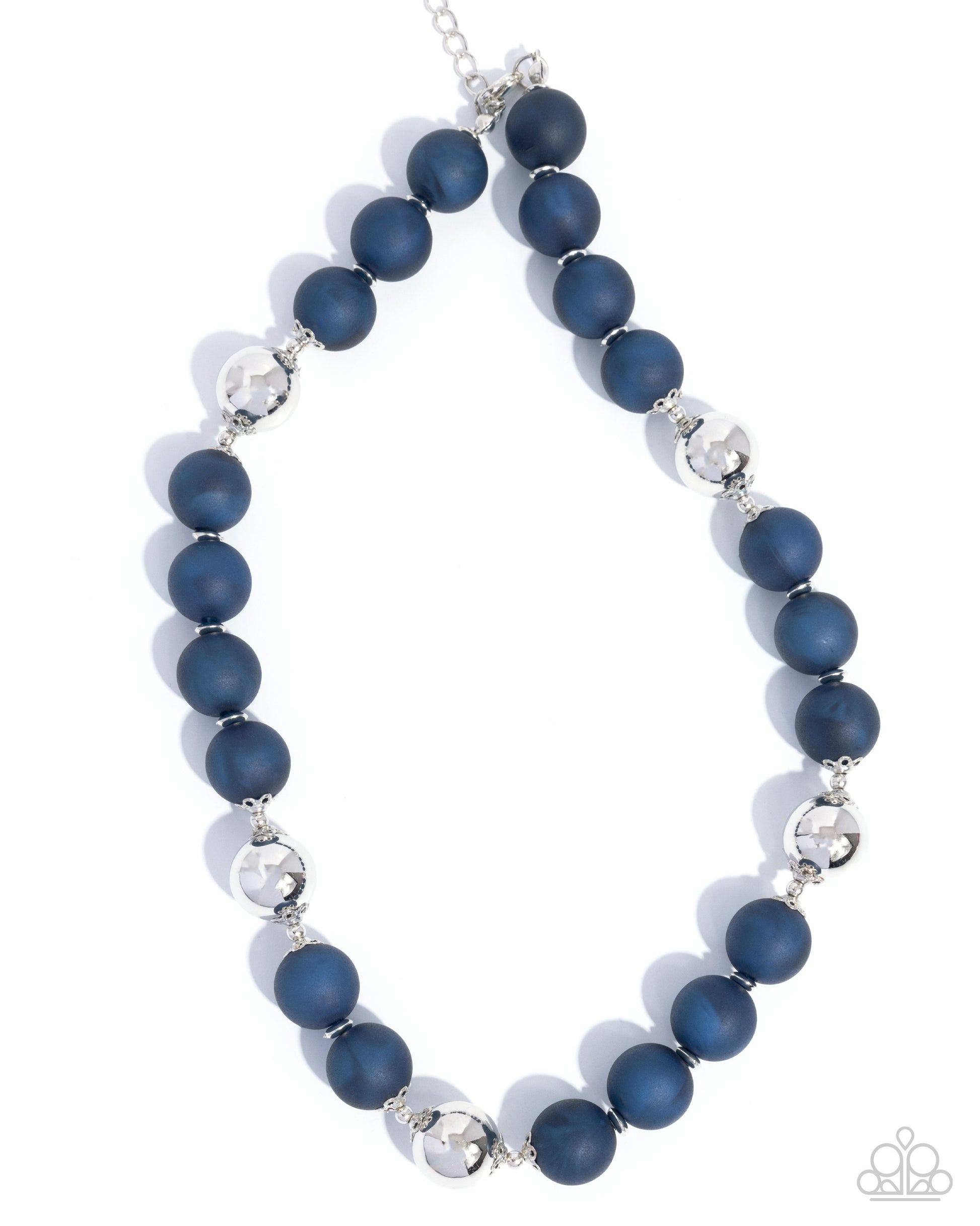 Brilliant Ballroom Blue Necklace - Jewelry by Bretta
