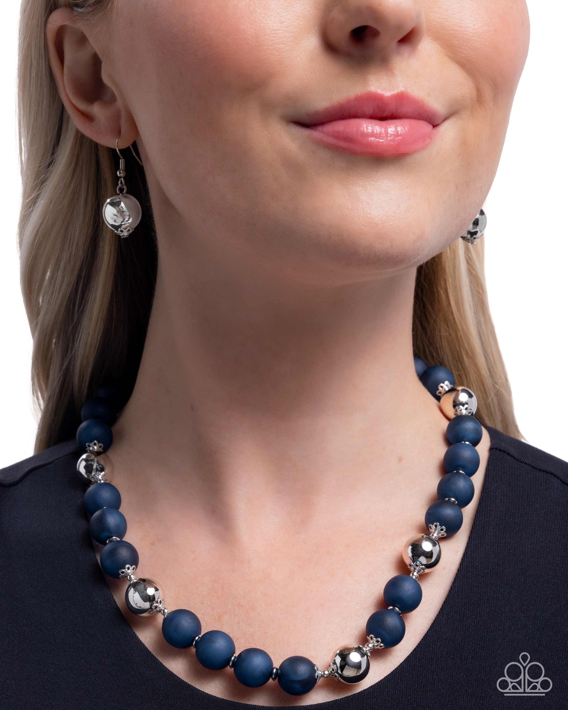 Brilliant Ballroom Blue Necklace - Jewelry by Bretta