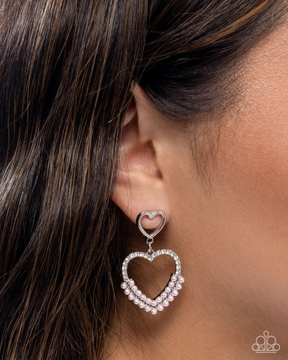 Dangling Damsel Pink Earrings - Jewelry by Bretta