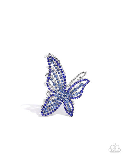 Fluttering Falsetto Blue Hair Clip - Jewelry by Bretta