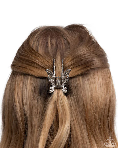 Fluttering Falsetto Blue Hair Clip - Jewelry by Bretta