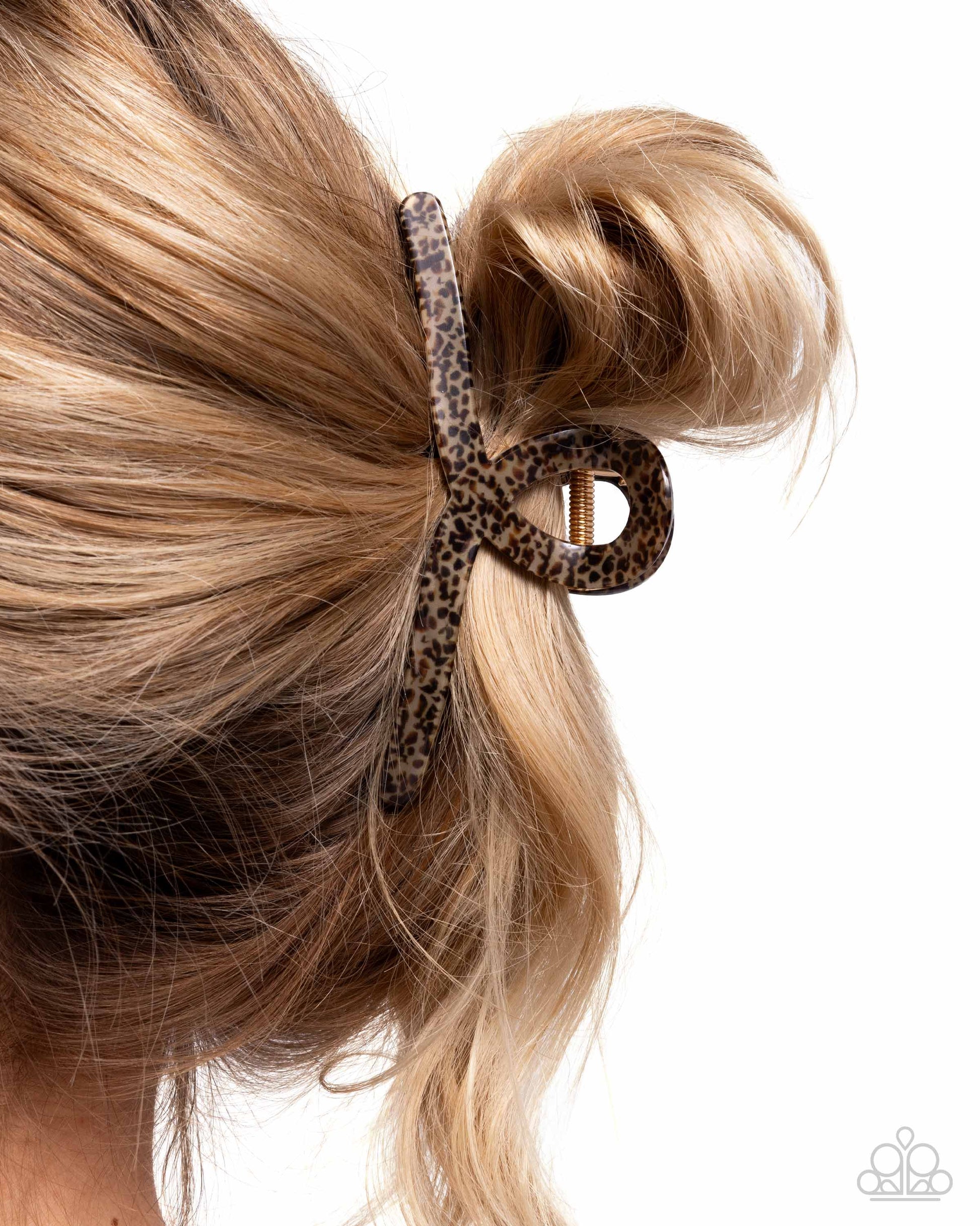 Seize the Spots Brown Hair Clip - Jewelry by Bretta