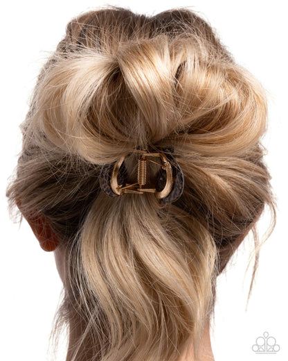 Seize the Spots Brown Hair Clip - Jewelry by Bretta