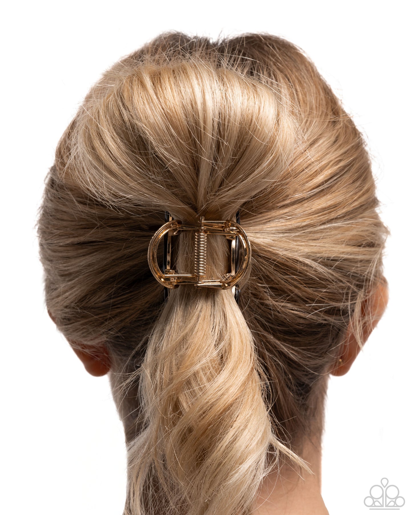 Delightful Discs Brown Hair Clip - Jewelry by Bretta