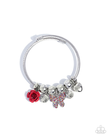 Windblown Whimsy Red Bracelet - Jewelry by Bretta