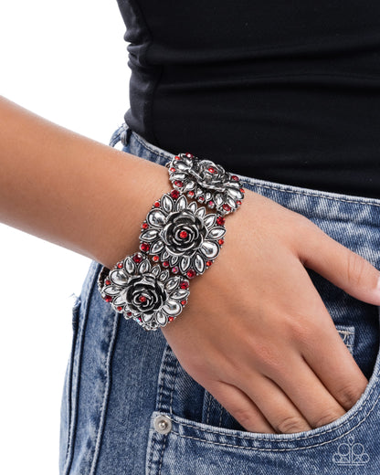 Blooming Balance Red Bracelet - Jewelry by Bretta