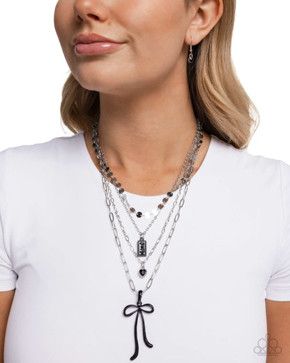 Coquette Cascade Black Necklace - Jewelry by Bretta