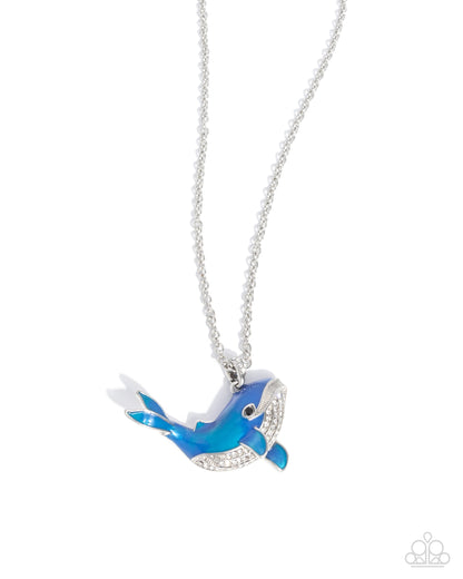 Whale Watching Blue Necklace - Jewelry by Bretta