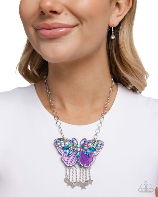 Mayoral Monarch Purple Necklace - Jewelry by Bretta