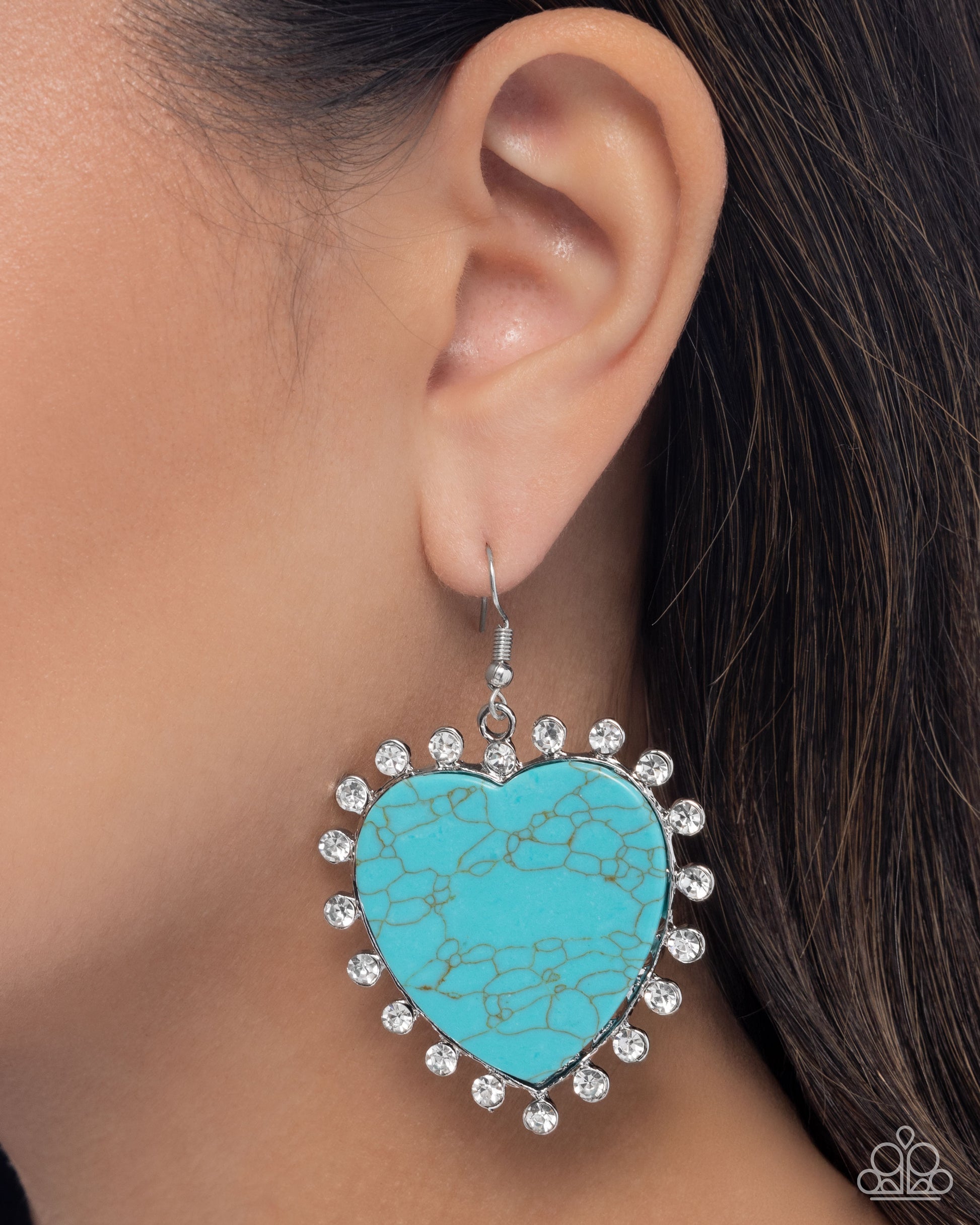 Dazzling Damsel Blue Earrings - Jewelry by Bretta