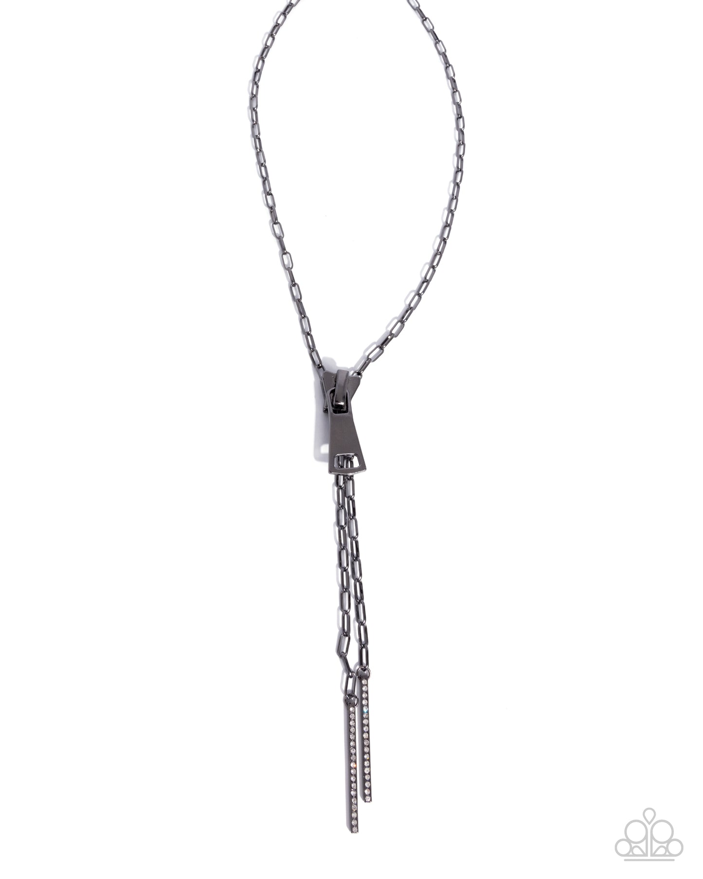 Zipper Zeal - Black-Jewelry By Bretta