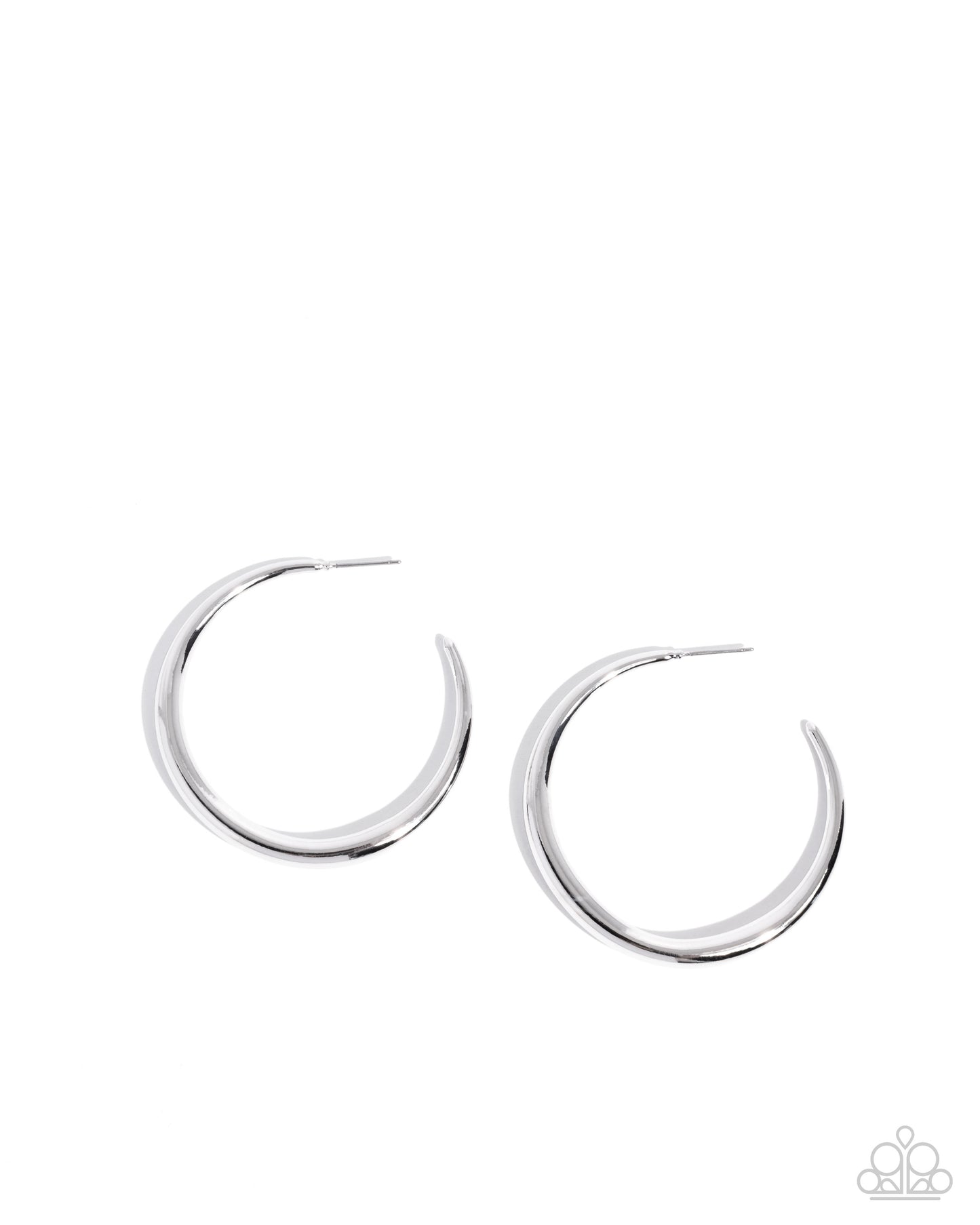 Sleek Selvage Silver Earrings - Jewelry by Bretta