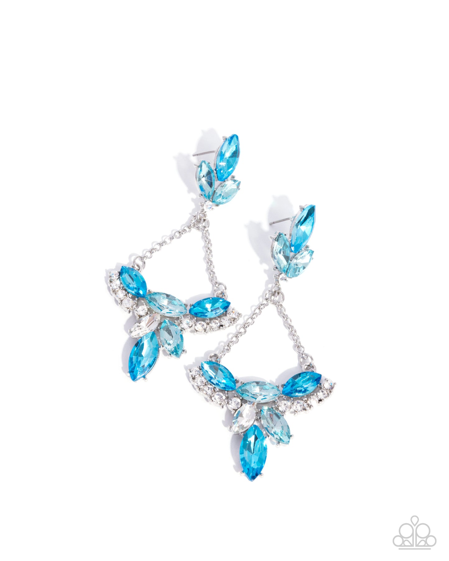 Carefree Chandelier Blue Earrings - Jewelry by Bretta