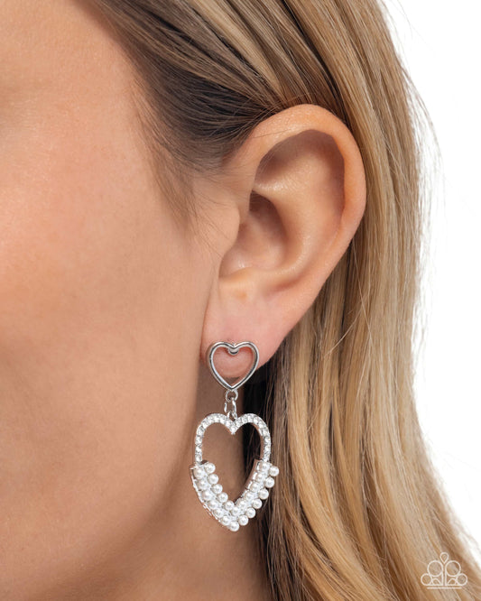 Dangling Damsel White Earrings - Jewelry by Bretta