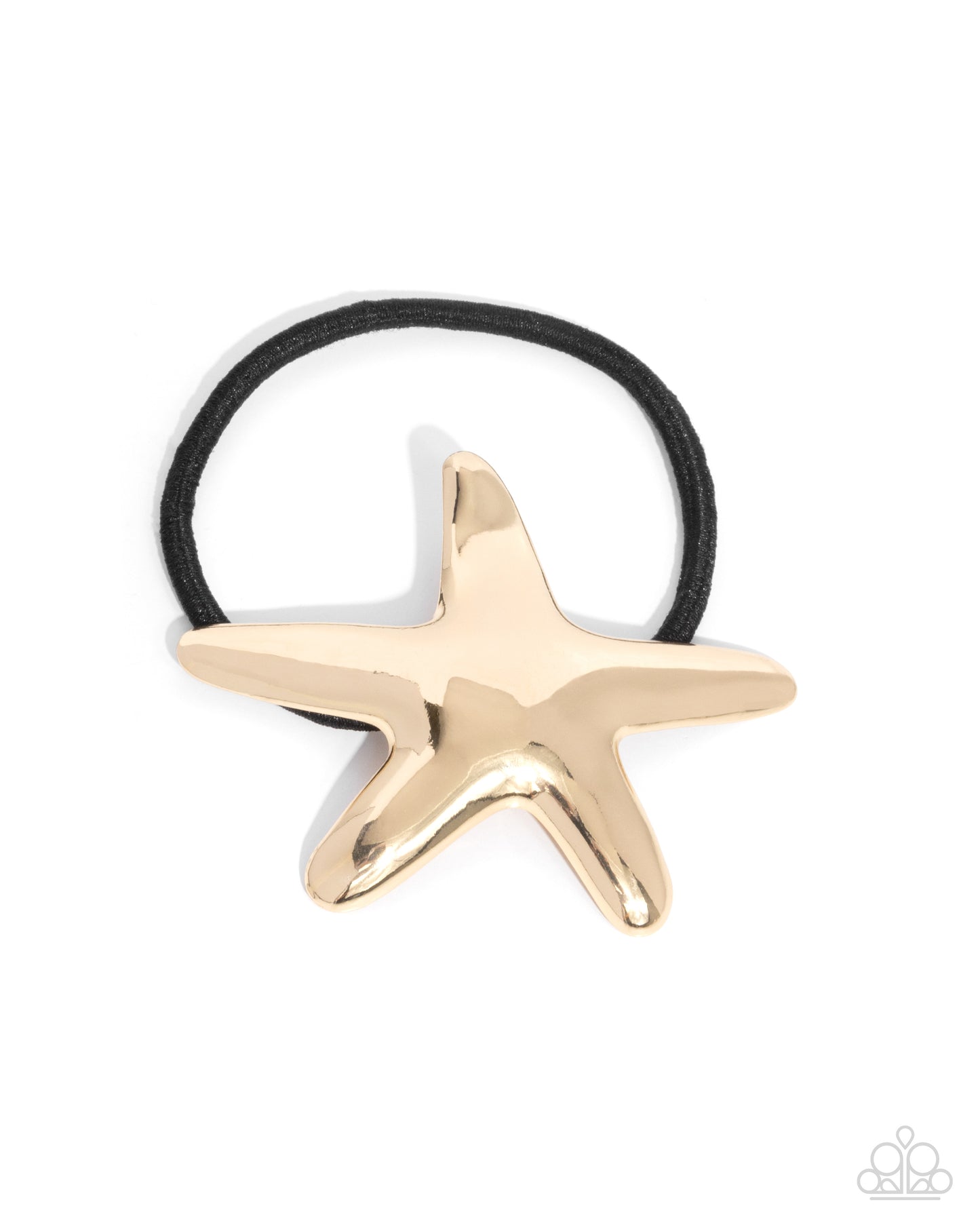 Sleek Starfish Gold Hair Tie - Jewelry by Bretta