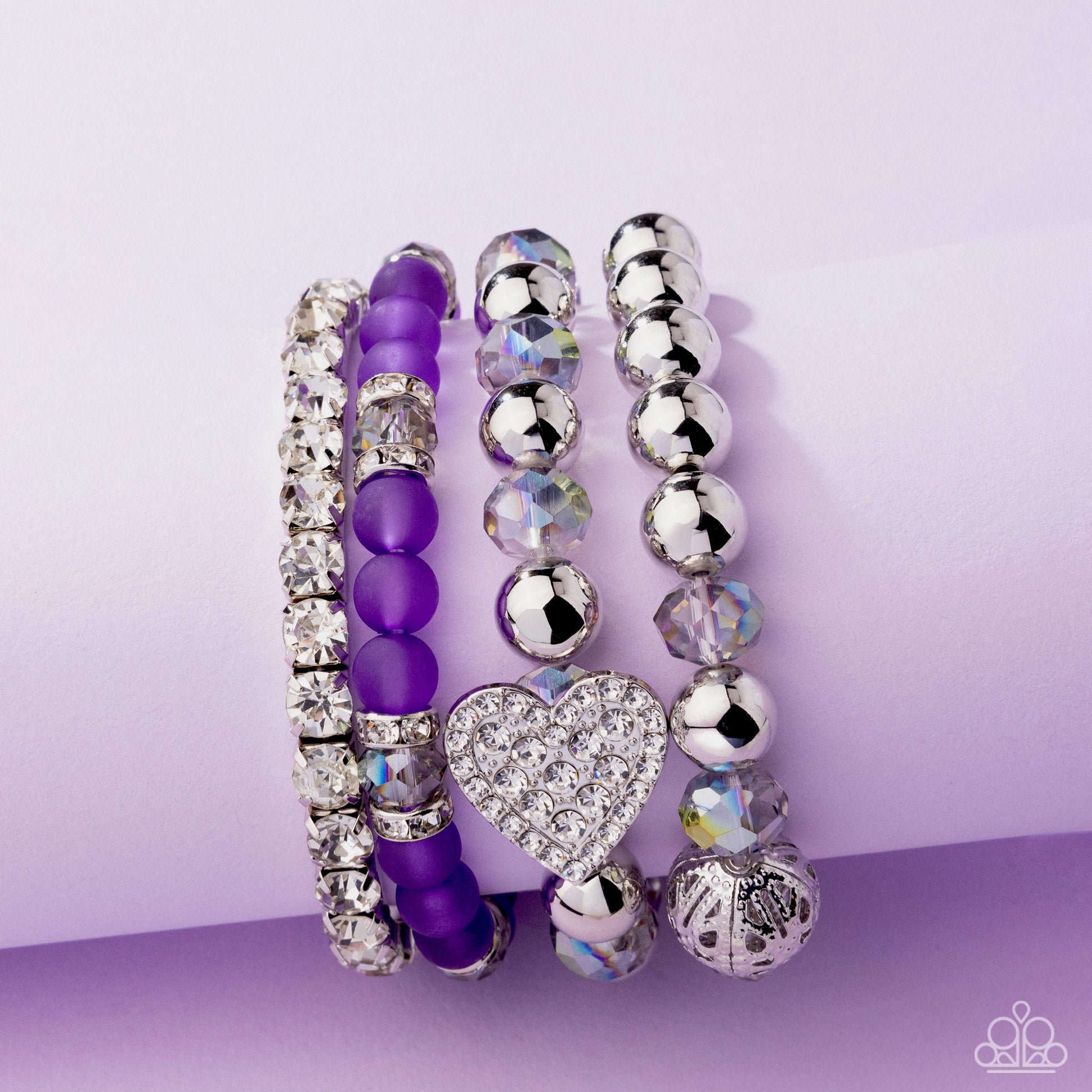 Poetically Plush Purple Bracelet - Jewelry by Bretta