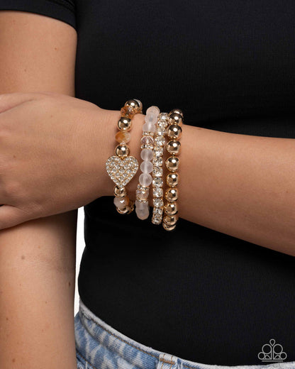 Poetically Plush White Bracelet - Jewelry by Bretta