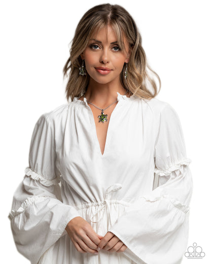 Turtle Theme Necklace and Earring Set - Jewelry by Bretta Jewelry by Bretta