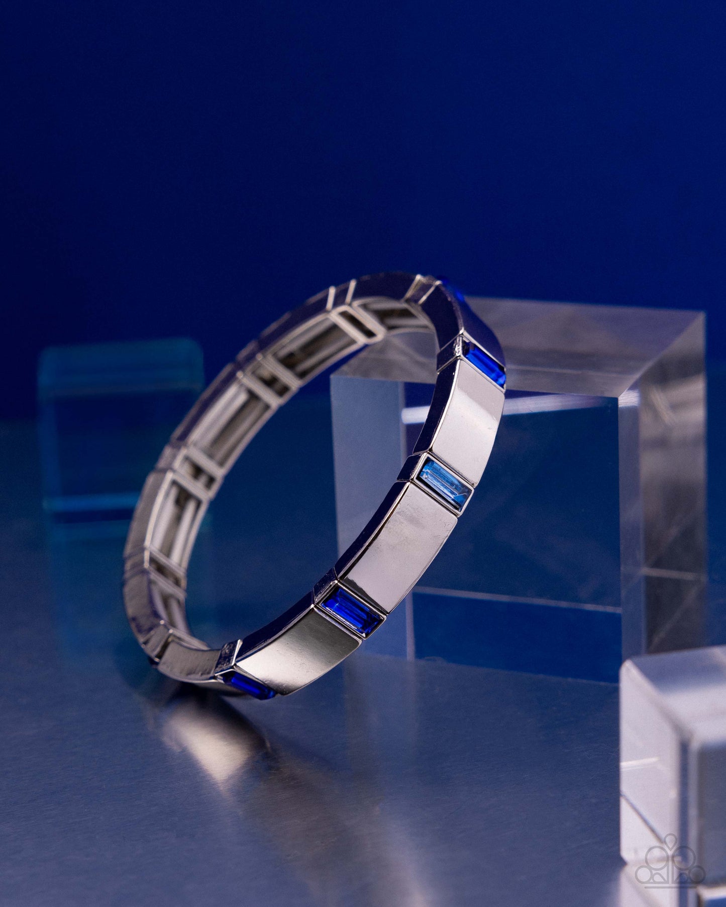 Glistening Gesture Blue Bracelet - Jewelry by Bretta