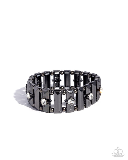 Dotted Dazzle Black Bracelet - Jewelry by Bretta