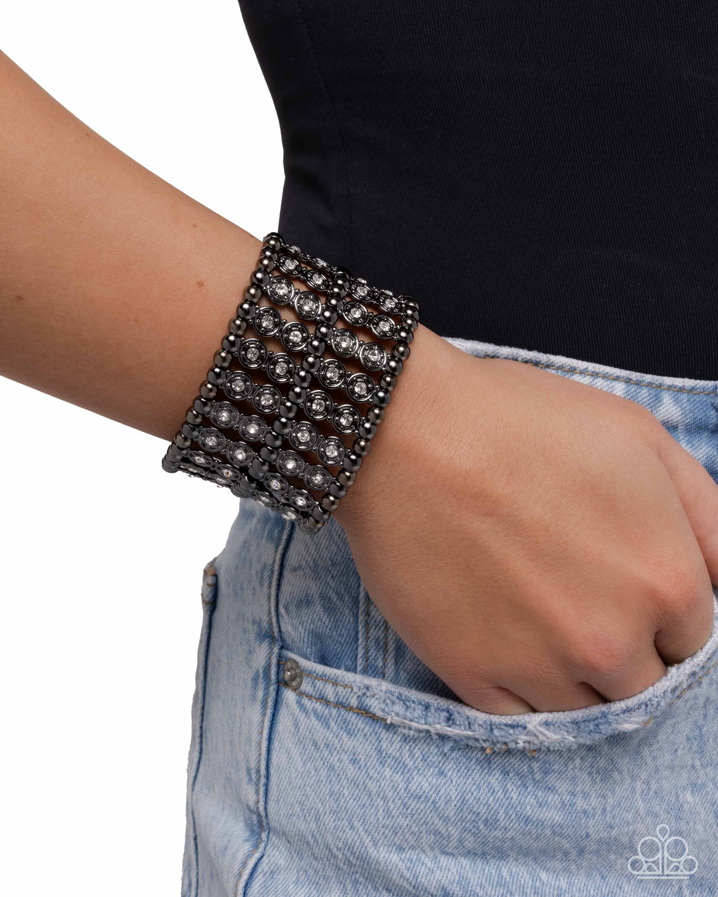 Molten Mogul Green Bracelet - Jewelry by Bretta