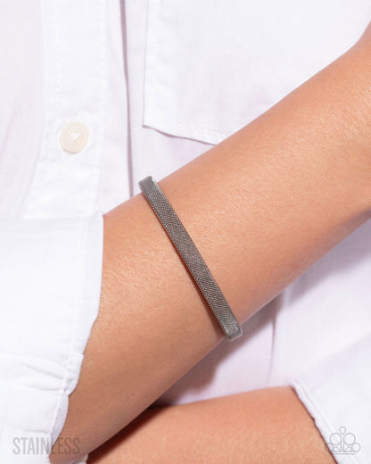 Stainless Surety Silver Bracelet