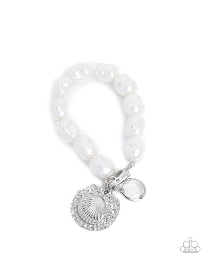 Coastal Cadenza White Bracelet - Jewelry by Bretta
