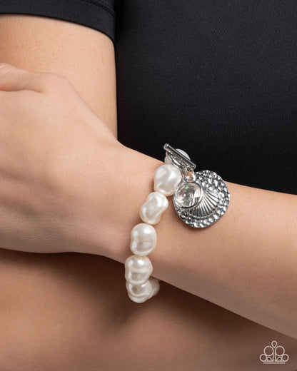 Coastal Cadenza White Bracelet - Jewelry by Bretta