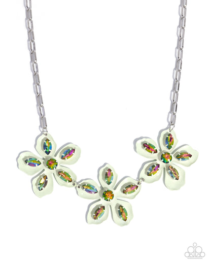 Prismatic Prestige Green Necklace - Jewelry by Bretta