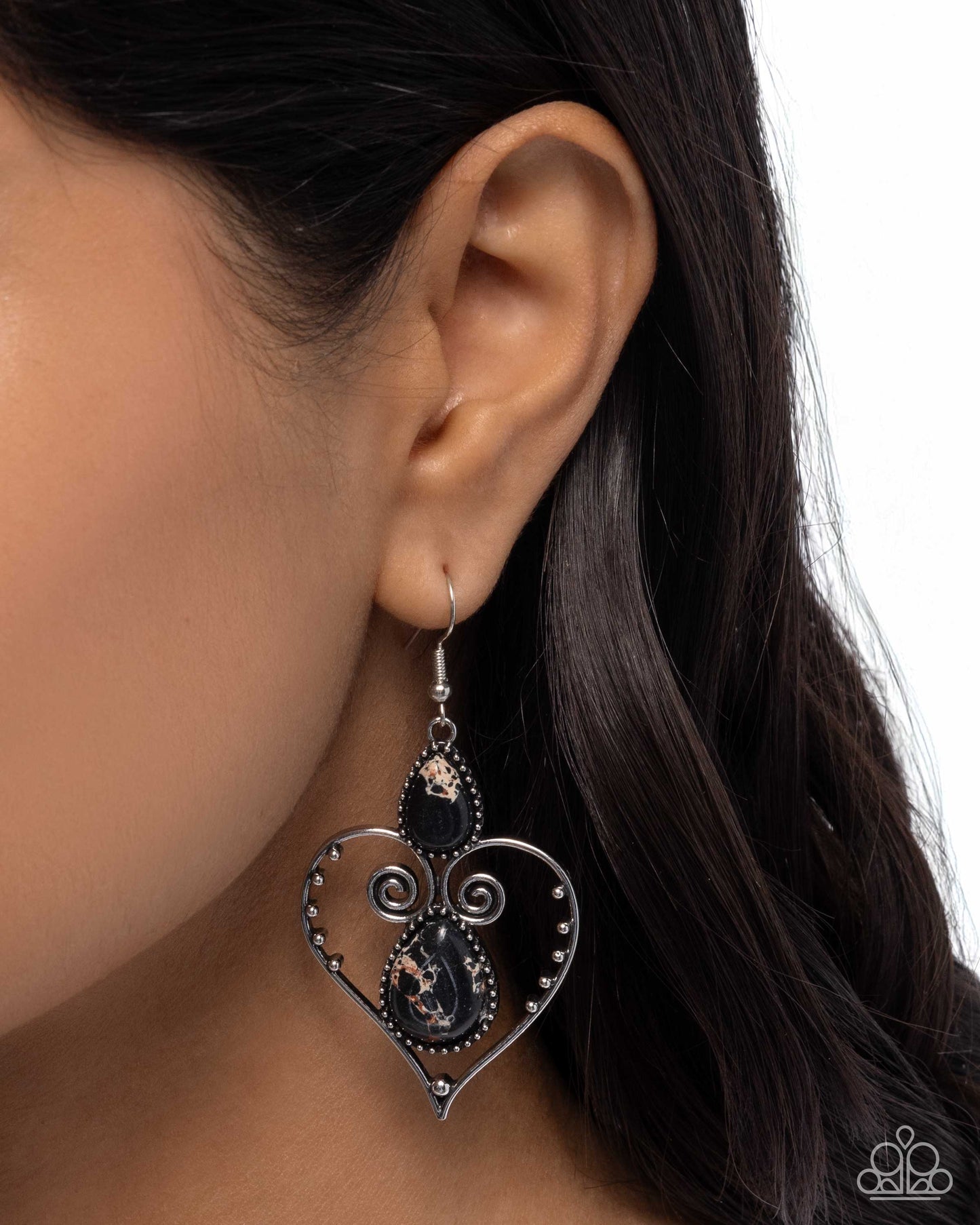 Selfless Stones Black Earrings - Jewelry by Bretta