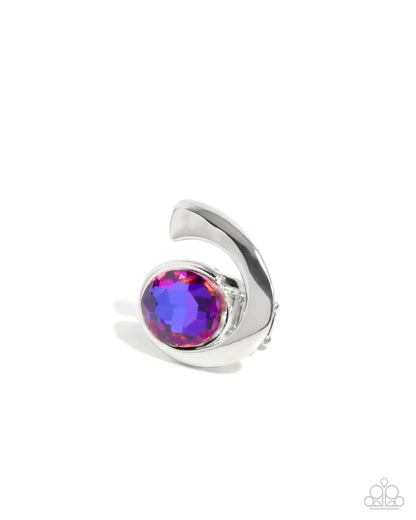 Curly Combination Purple Ring - Jewelry by Bretta
