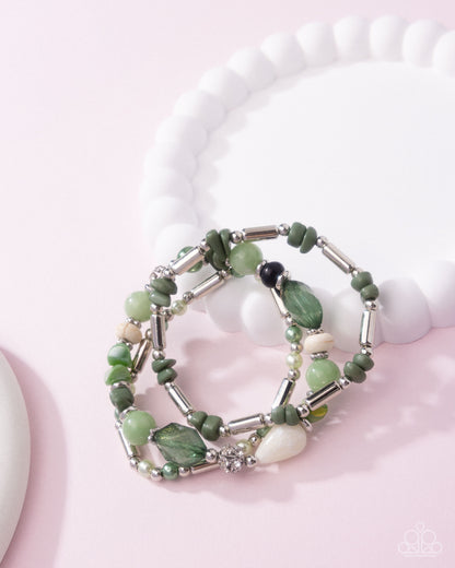 Flashy Fiction Green Bracelets - Jewelry by Bretta