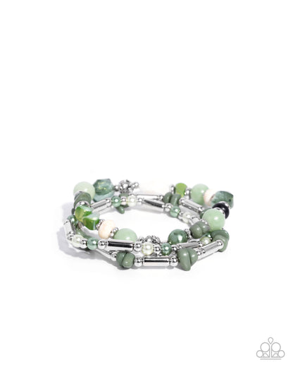 Flashy Fiction Green Bracelets - Jewelry by Bretta