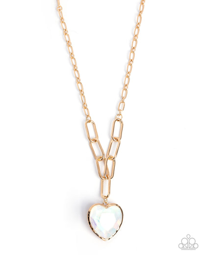 HAUTE Heart White Necklace - Jewelry by Bretta