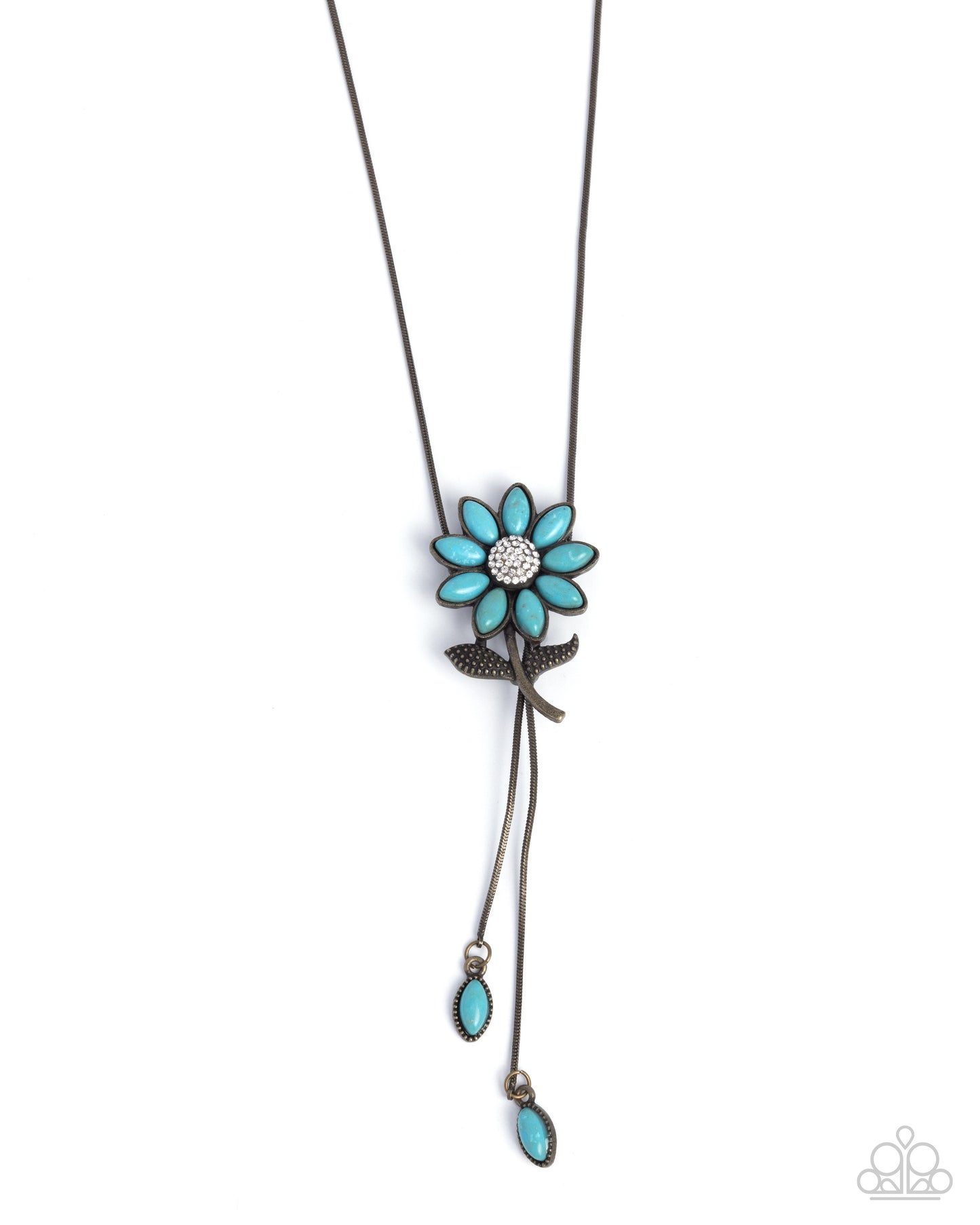 Floral Fidelity Brass Necklace - Jewelry by Bretta