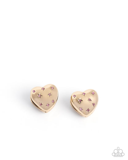 Sweetheart Stars Pink Earrings - Jewelry by Bretta