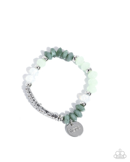 Handcrafted Hope Green Bracelet - Jewelry by Bretta