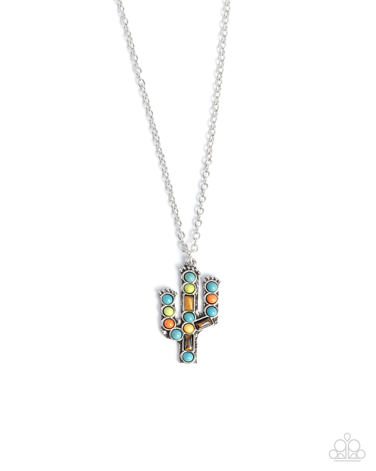 Earthy Enthusiasm multicolor cactus jewelry complete look, alternate view | Jewelry by Bretta