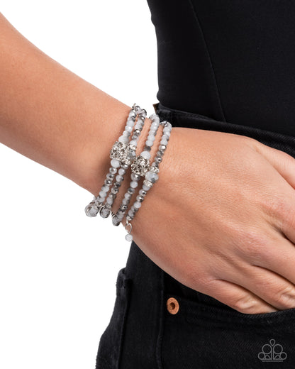Sensible Shimmer Silver Bracelet - Jewelry by Bretta