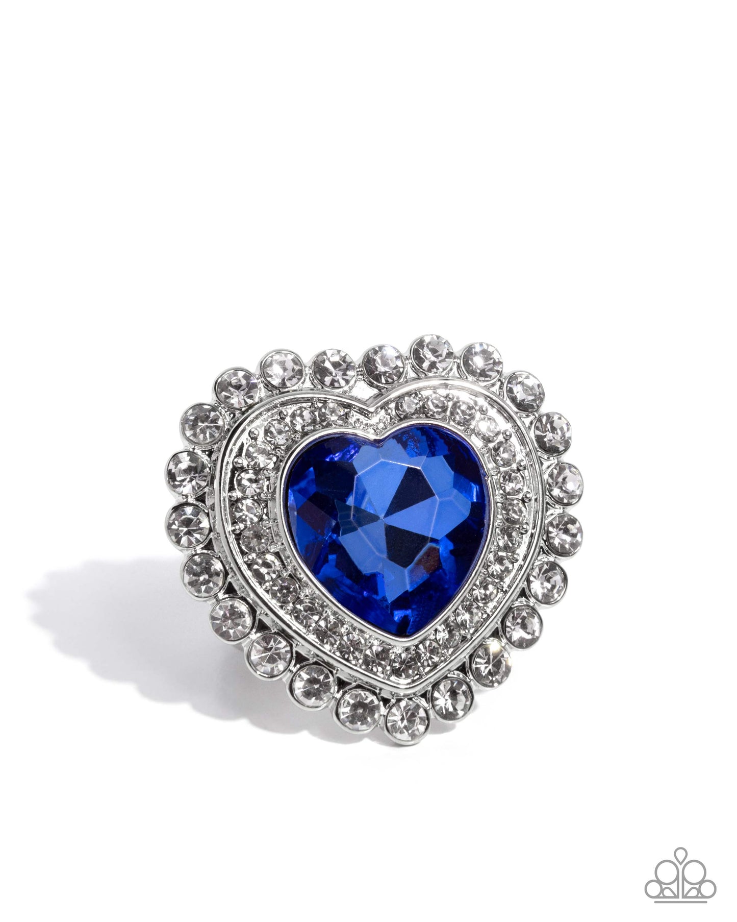 Head Over HEART Blue Ring - Jewelry by Bretta