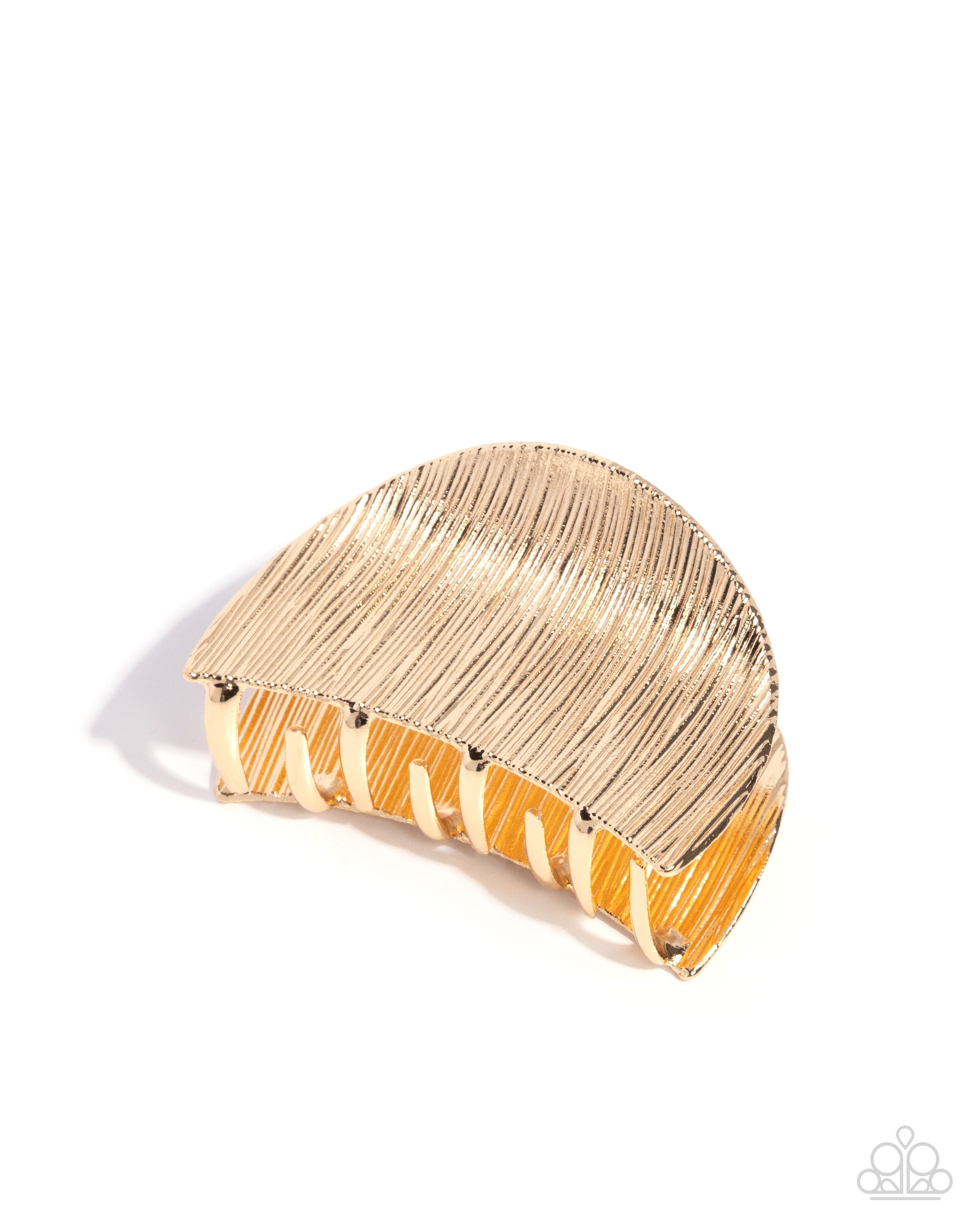 Steadfast Sheen Gold Hair Clip - Jewelry by Bretta