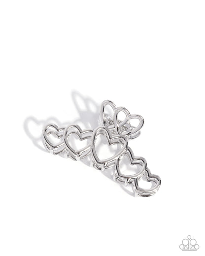 Youre Still The One Silver Hair Clip - Jewelry by Bretta