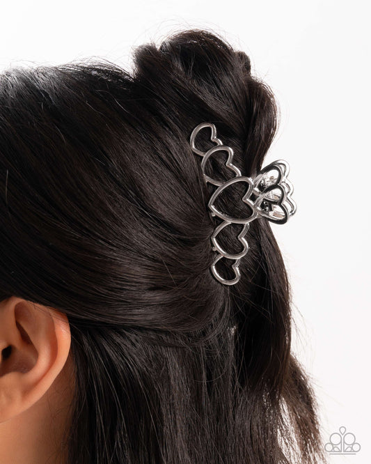 Youre Still The One Silver Hair Clip - Jewelry by Bretta